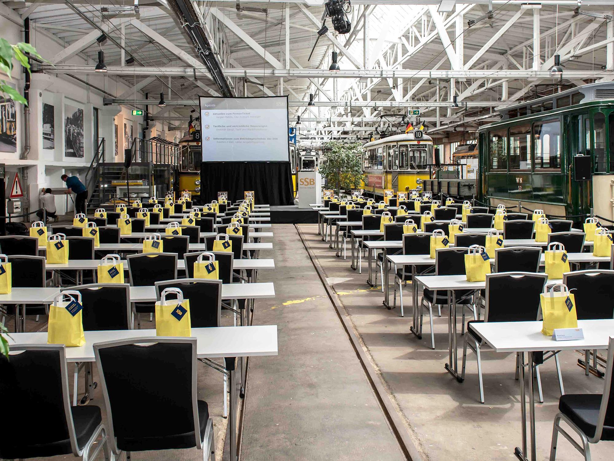 SSB Straßenbahnmuseum Stuttgart Tagung